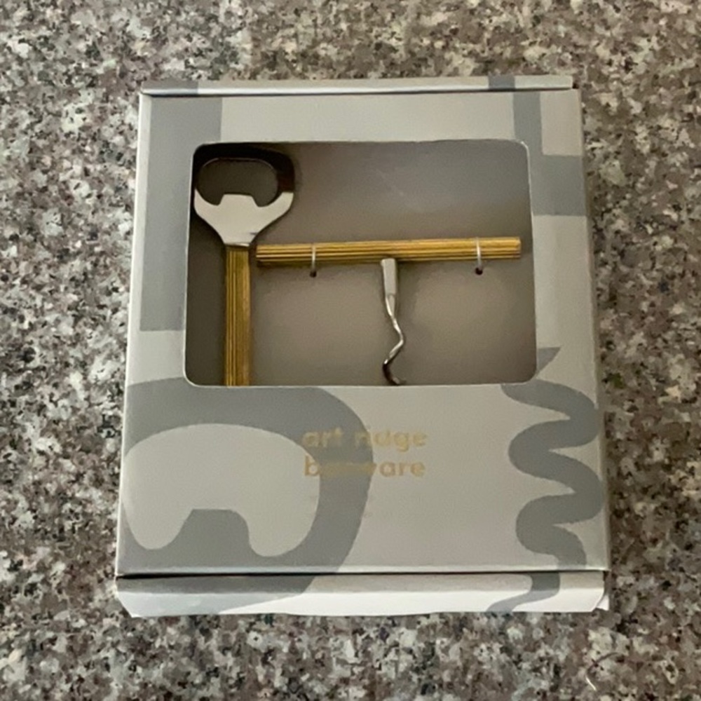 West Elm handcrafted art ridge barware